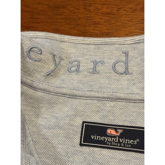 3 XLT Vineyard Vines Quarter Zip Pullover Sweatshirt Carolina Blue Tarheels 3XT - Picture 5 of 11